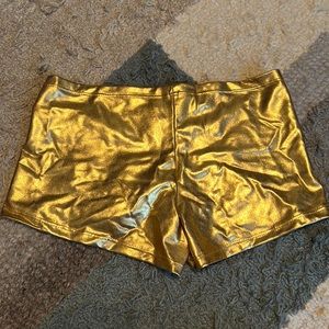 Small gold shorts